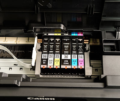 Inks in printer