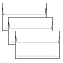 Bright white envelopes
