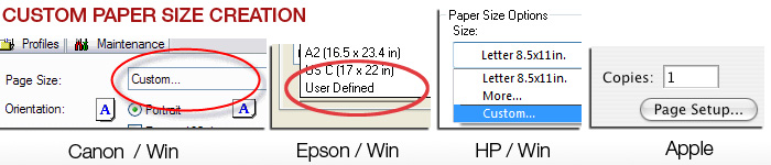 Create a Custom Paper Size
