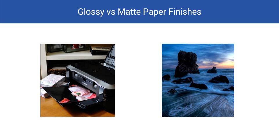 glossy vs matte photo