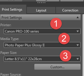 How To Use Printer Profiles: Canon Print Studio Pro