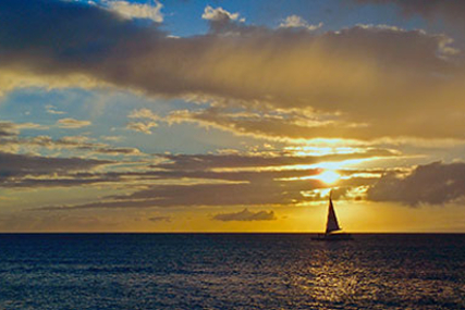 Sailboat at Sunset
