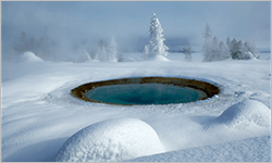 Winter at Yellowstone by Laurie Excell
