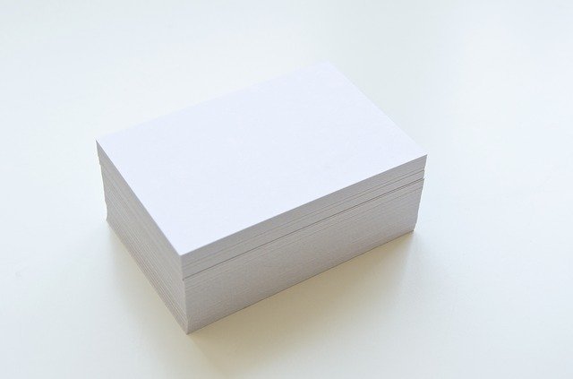 business card paper
