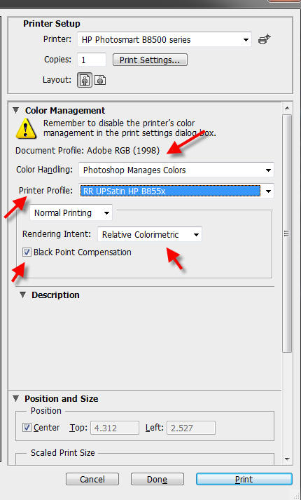 How To Use Inkjet Profiles: CC / Windows / HP