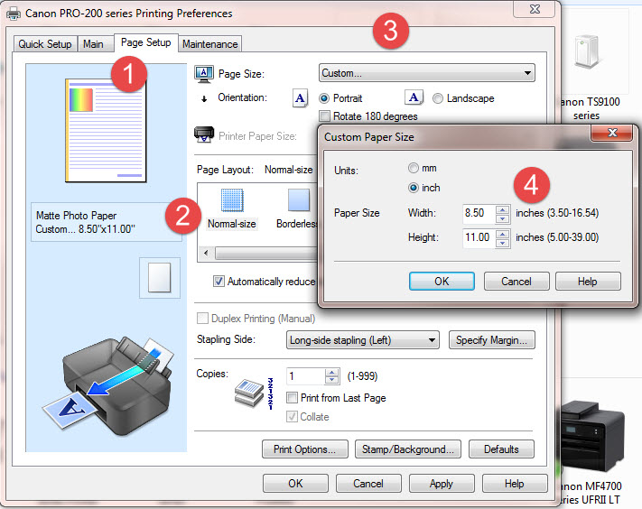 format x_paper not defined for printer