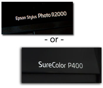 Epson SureColor P400 vs. Stylus R2000