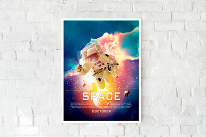 Inkjet photo fine art paper for poster printing