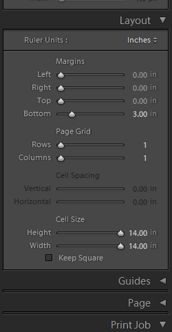 LR Print Mod Setup