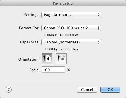 Mac Paper Size Tabloid
