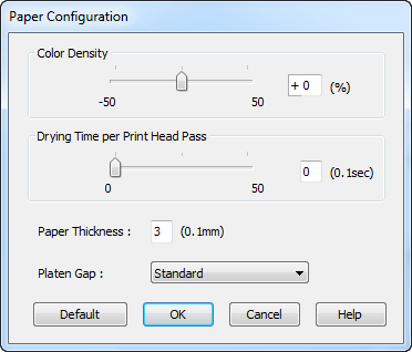 Paper Configuration