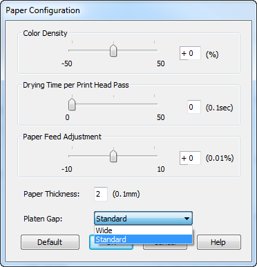Paper Configuration