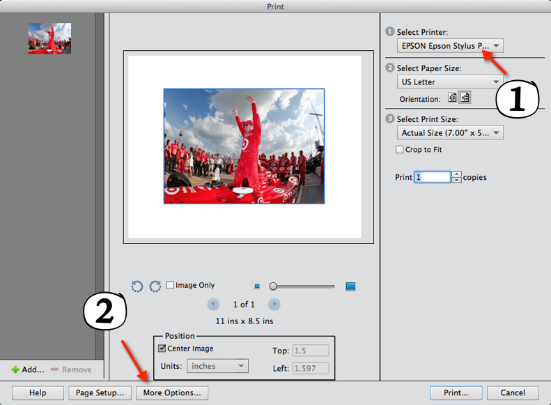 How To Use Inkjet Printer Profiles Photoshop Elements 11 12 13 14 Mac