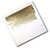Gold Foil Lined Natural White Envelope