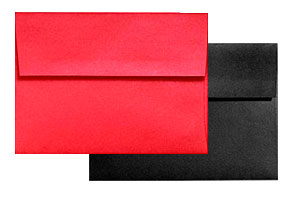 Metallic Sparkle Envelopes with Large Back