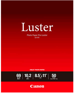 Canon Photo Paper Pro Luster 8.5x11 50 Sheets