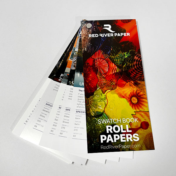 Red River Paper Roll Papers Swatch Book - Printed
